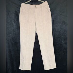 Wit & Wisdom Women’s sky rise double button mocha walnut / oatmeal Pants